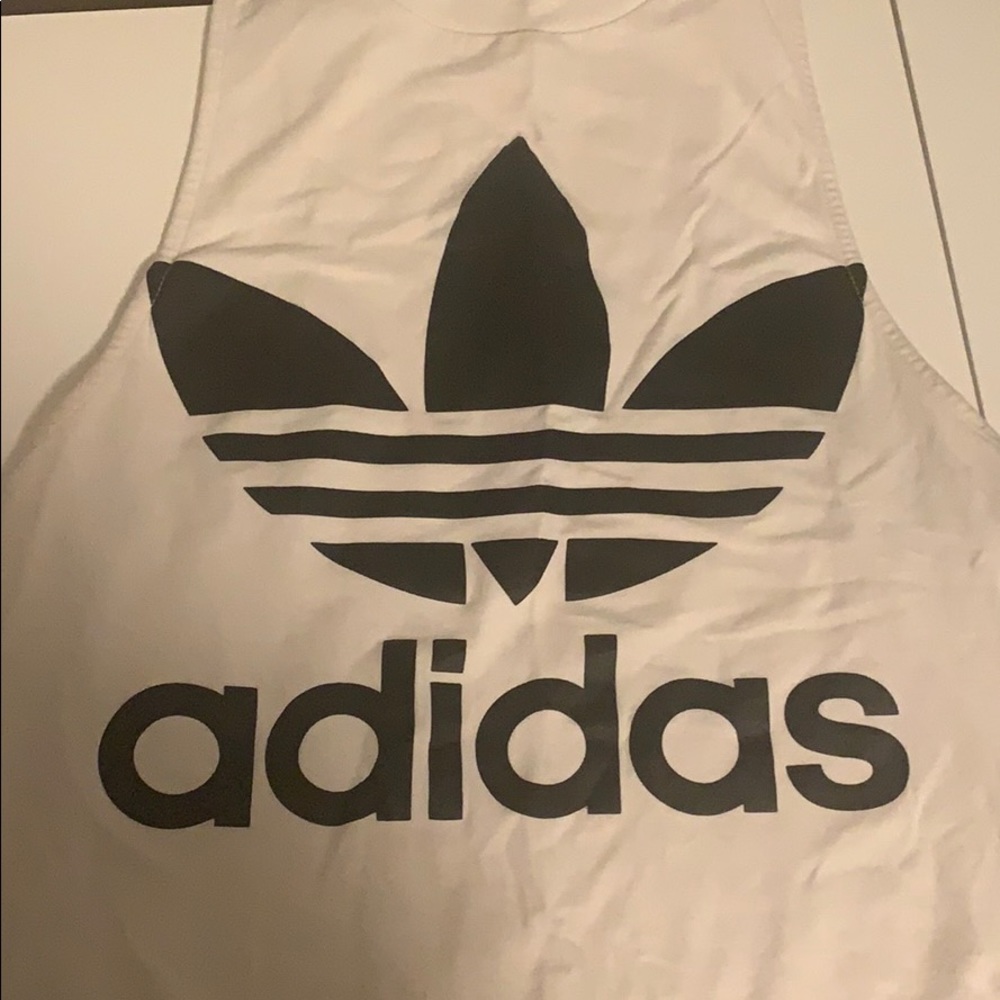 Adidas White Tank Top